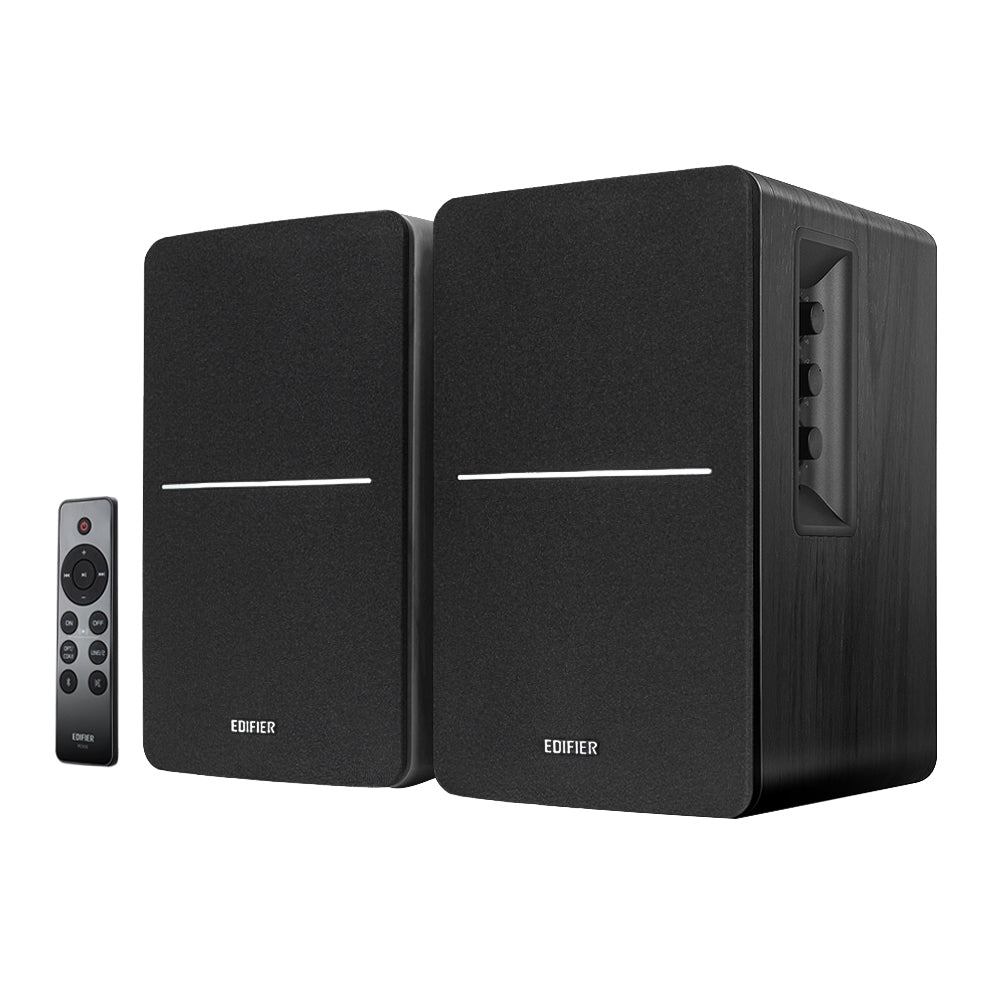 Edifier R1280DBS - 2.0 Lifestyle Bookshelf Bluetooth Studio Speakers - Optical/Coaxial, Bluetooth, Line In1, Line2, R/L: 21W+21W Black Edifier R1280DBS - 2.0 Lifestyle Bookshelf Bluetooth Studio Speakers - Optical/Coaxial, Bluetooth, Line In1, Line2, R/L: 21W+21W Black